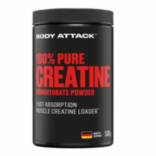 پیور کراتین بادی اتک 500 گرم | body attack pure creatine