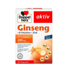 کپسول جینسینگ و ویتامین ب دوپل هرز 30 عددی | Doppelherz Ginseng + B Vitamin