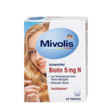 قرص بیوتین 5 میلی گرم میولیس 60 عدد | Mivolis biotin 5 mg