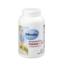 قرص کلسیم و ویتامین D3 میولیس 300 عدد | Mivolis Calcium + Vitamin D3