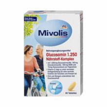 قرص گلوکوزامین 1250 میولیس 40 عدد | Mivolis Glucosamin 1250