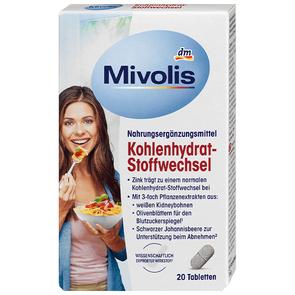 مکمل تقویت سوخت و ساز انرژی میولیس Mivolis Kohlenhydrat-Stoffwechsel