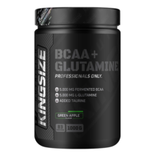 مکمل ورزشی BCAA و گلوتامین برند کینگ سایز | Kingsize Nutrition BCAA + Glutamine