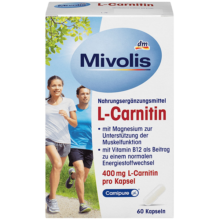 کپسول ال کارنیتین میولیس 60 عددی | Mivolis L-Carnitin