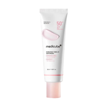 کرم ضدافتاب تون آپ جوانساز و روشن کننده مدی کیوب medicube PDRN Pink Tone Up Sun Cream