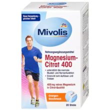 ساشه منیزیم سیترات 400 میولیس بسته 20 عددی | Mivolis magnesium citrate 400