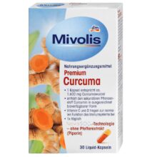 کپسول کورکومین (زردچوبه) پرمیوم میولیس 30 عدد | Mivolis Premium Curcuma