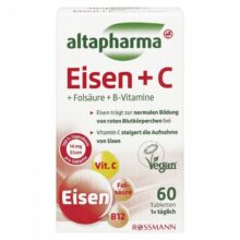 قرص آهن آلتافارما 60 عددی | altapharma Eisen + C