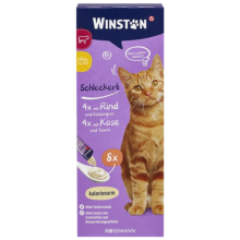 بستنی گربه با طعم گوشت و پنیر وینستون Winston Beef & Cheese بسته 8 عددی